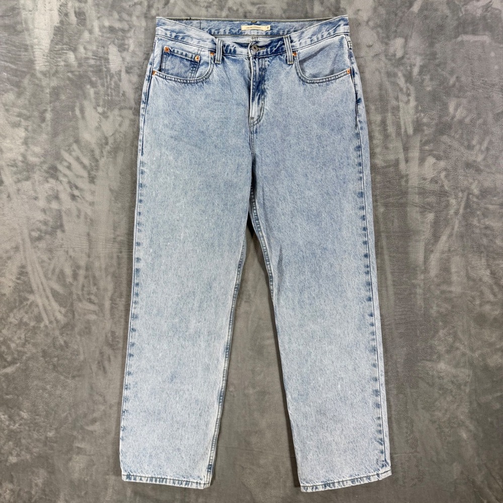 Levi's Low Pro Straight Jeans Womens Size 31 Blue Light Wash Denim Pants
